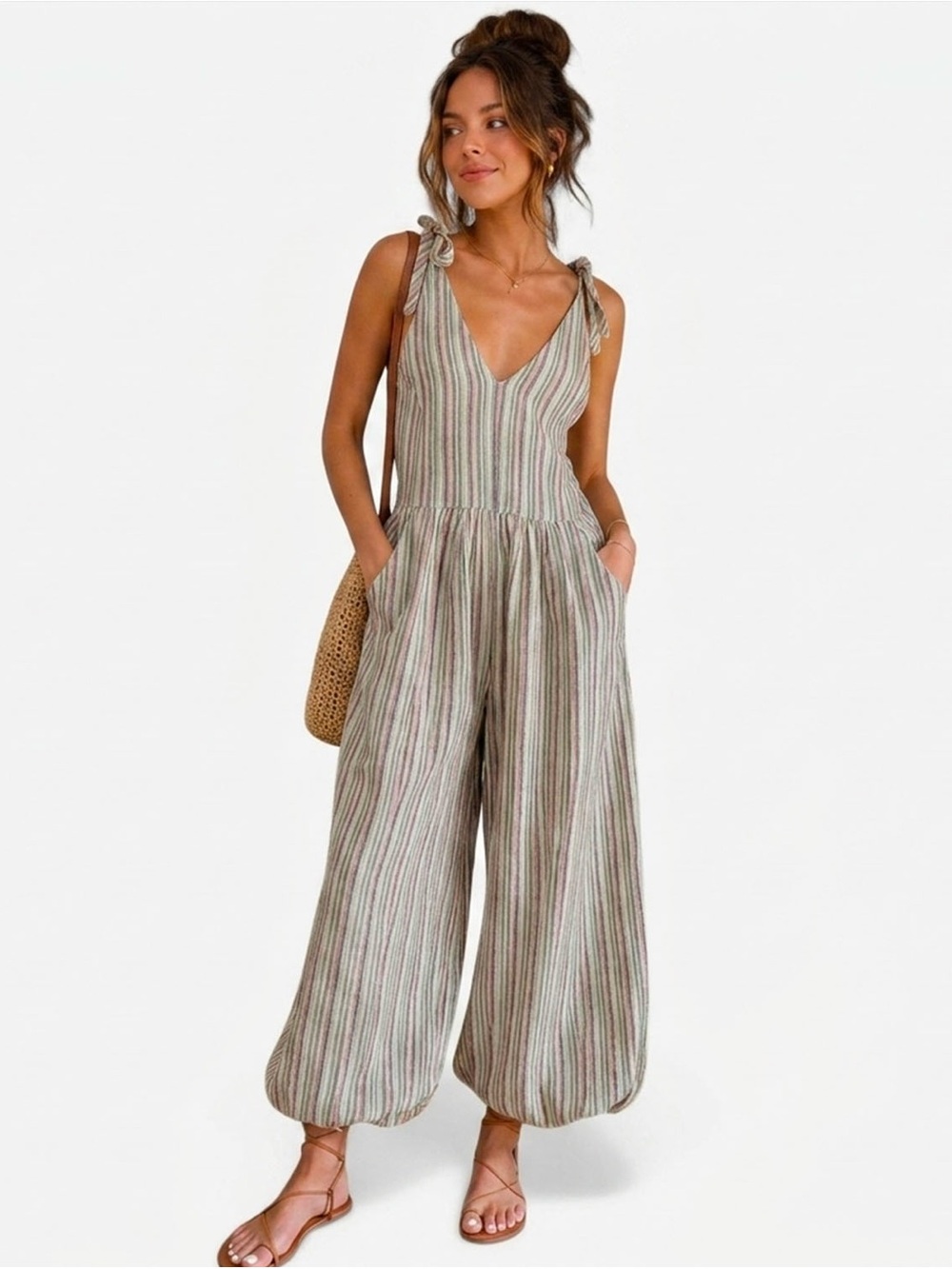 Free People These Days One-Piece – Striped – Size XS